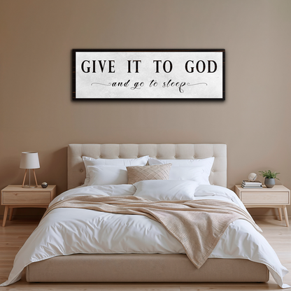 Give It To God - Stretched Canvas F8001
