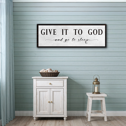 Give It To God - Stretched Canvas F8001